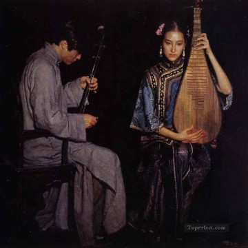  Chinese Oil Painting - yi015D11 Chinese painter Chen Yifei